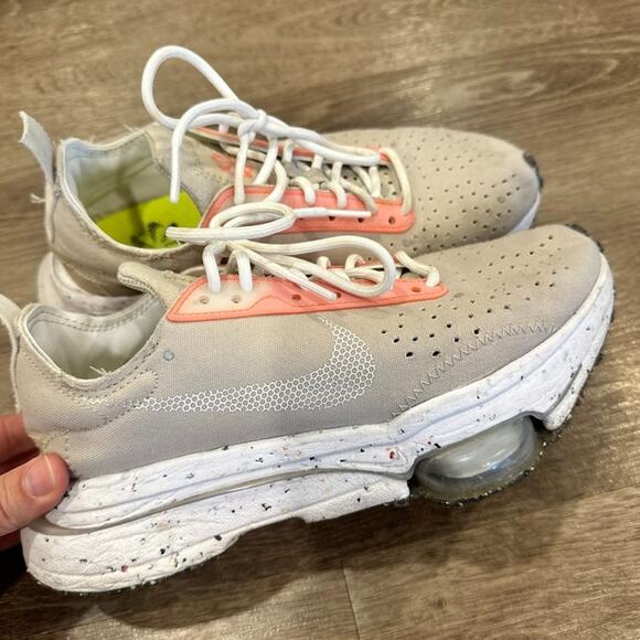 Nike Shoes - Nike Air Zoom Type Crater Sneakers Womens 6 Tan Pink Running Shoes Chunky Space